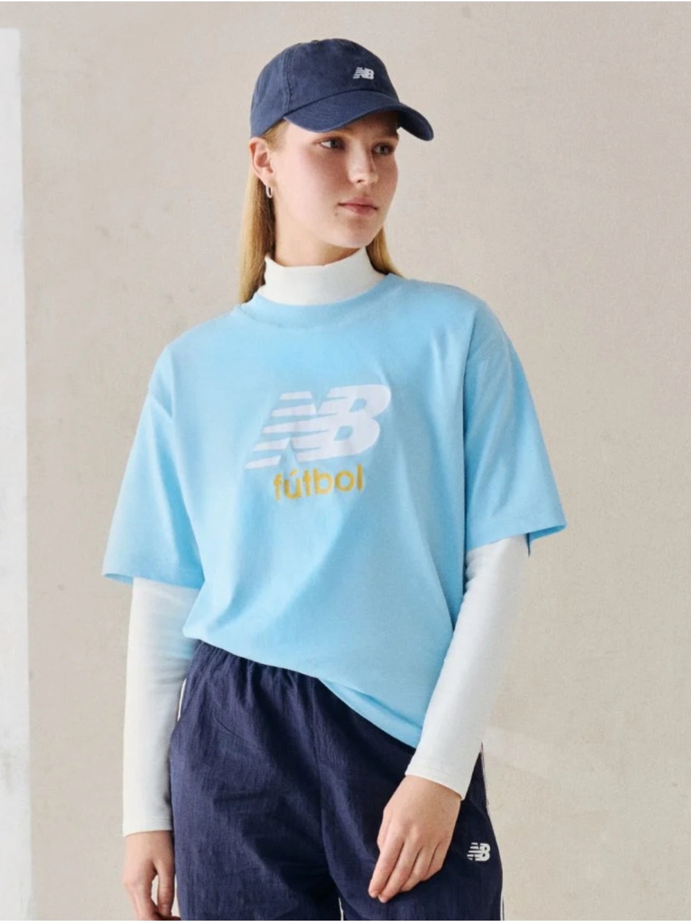 New Balance Light Blue 'Fútbol' Logo Tee - Team Argentina 🇦🇷 NEW WITH TAGS